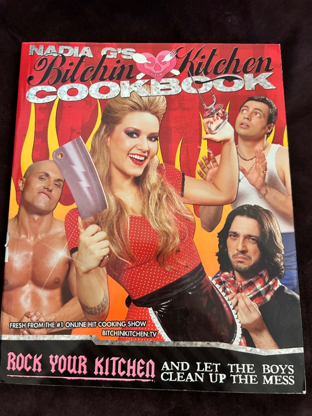 Hilarious Nadia G’s Bitchin Kitchen Cookbook 2009 Funny Gag Gift